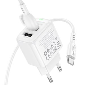 Bộ sạc nhanh 2 cổng BOROFONE BAS41A Type-C giá sỉ
