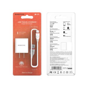 Bộ sạc nhanh Borofone BA20 iP 10.5W giá sỉ