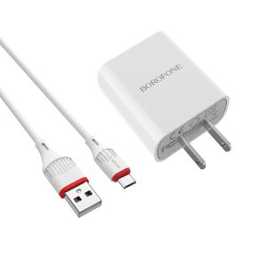Bộ sạc nhanh Borofone BA20 Micro 10.5W giá sỉ