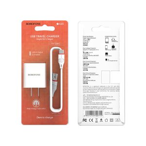 Bộ sạc nhanh Borofone BA20 Type C 10.5W giá sỉ