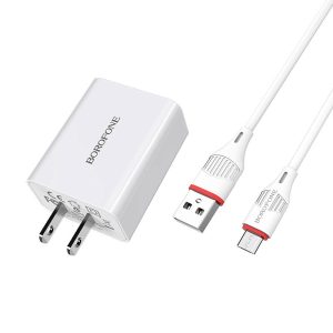 Bộ sạc nhanh BOROFONE BA21 Micro 18W giá sỉ