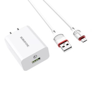 Bộ sạc nhanh BOROFONE BA21 Micro 18W giá sỉ
