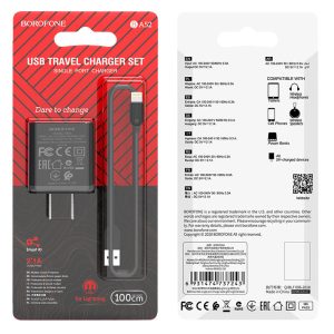Bộ sạc nhanh BOROFONE BA52 iP giá sỉ