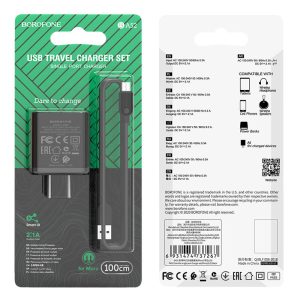 Bộ sạc nhanh BOROFONE BA52 Micro giá sỉ