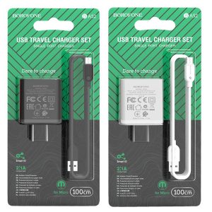 Bộ sạc nhanh BOROFONE BA52 Micro giá sỉ