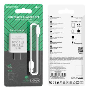 Bộ sạc nhanh BOROFONE BA52 Micro giá sỉ