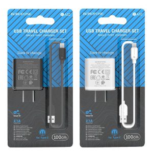 Bộ sạc nhanh BOROFONE BA52 Type-C giá sỉ