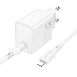 Bộ sạc nhanh BOROFONE BA77A Type-C to iP PD30W giá sỉ