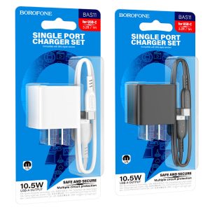 Bộ sạc nhanh BOROFONE BAS11 Type-C giá sỉ