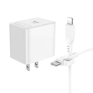 Bộ sạc nhanh BOROFONE BAS13 Type-C to iP PD20W giá sỉ