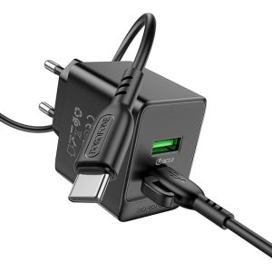 Bộ sạc nhanh BOROFONE BAS14A Type-C to Type-C PD20W+QC3.0 giá sỉ