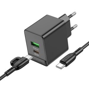 Bộ sạc nhanh BOROFONE BAS14A Type-C to Type-C PD20W+QC3.0 giá sỉ