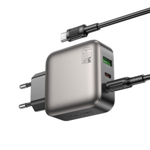 Bộ sạc nhanh BOROFONE BAS56A Type-C to Type-C PD45W giá sỉ