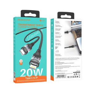 Cáp sạc nhanh BOROFONE BU37 Type-C to iP PD20W giá sỉ