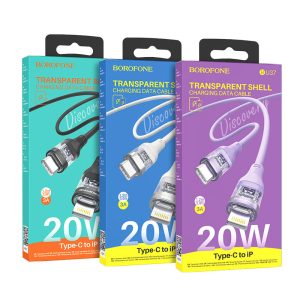 Cáp sạc nhanh BOROFONE BU37 Type-C to iP PD20W giá sỉ