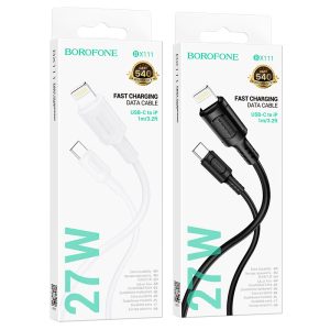 Cáp sạc nhanh BOROFONE BX111 Type-C to iP PD27W giá sỉ