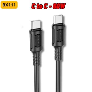 Cáp sạc nhanh BOROFONE BX111 Type-C to Type-C 60W giá sỉ