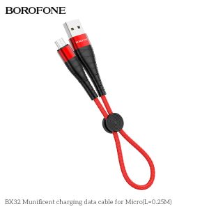 Cáp sạc nhanh BOROFONE BX32 Micro 25cm giá sỉ