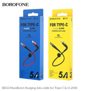 Cáp sạc nhanh BOROFONE BX32 Type-C 25cm giá sỉ