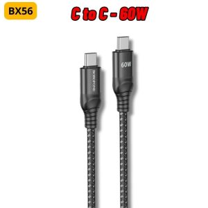 Cáp sạc nhanh BOROFONE BX56 Type-C to Type-C 60W giá sỉ