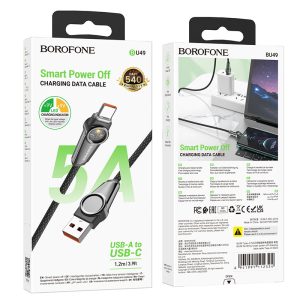 Cáp sạc tự ngắt BOROFONE BU49 Type-C giá sỉ