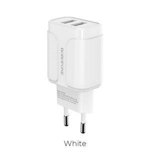 Củ sạc nhanh 2 cổng BOROFONE BA37A 12W giá sỉ
