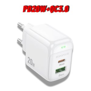 Củ sạc nhanh BOROFONE BAS44A PD20W+QC3.0 giá sỉ