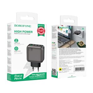 Củ sạc nhanh BOROFONE BAS57A PD67W 3C1A EU