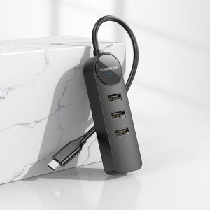 Bộ chia 4 cổng USB BOROFONE HD5 Jack Type-C giá sỉBộ chia 4 cổng USB BOROFONE HD5 Jack Type-C giá sỉ