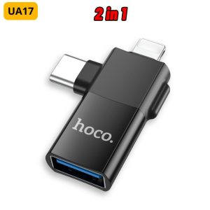 Bộ chuyển đổi hoco UA17 2 in 1 giá sỉ