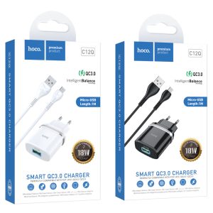 Bộ sạc nhanh Hoco C12Q Micro 18W giá sỉ