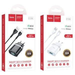 Bộ sạc nhanh Hoco C12Q Type C 18W giá sỉ