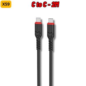 Cáp sạc nhanh hoco X59 Type-C to Type-C 60W 2M giá sỉ