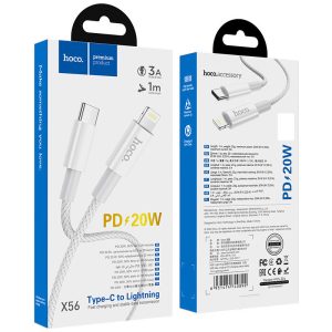 Cáp sạc nhanh Hoco X56 PD20W Type-C to iP giá sỉ