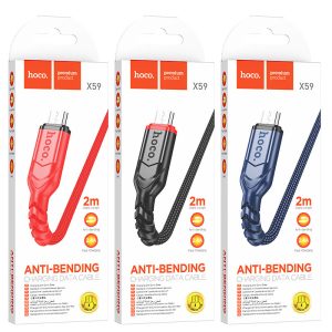 Cáp sạc nhanh hoco X59 Micro 2M giá sỉ