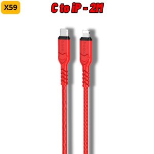 Cáp sạc nhanh hoco X59 Type-C to iP 2M giá sỉ