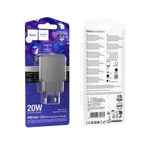 Củ sạc nhanh HOCO CS25A PD20W+QC3.0 giá sỉ