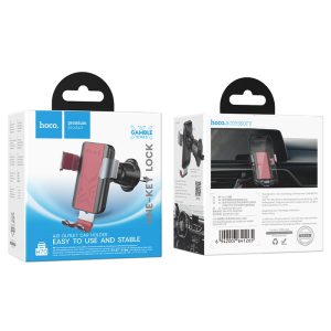 Giá đỡ điện thoại gài cửa gió ô tô hoco H70 giá sỉ