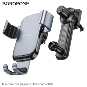Giá đỡ điện thoại trên xe hơi núm vặn xoay 360 độ Borofone BH94 giá sỉ