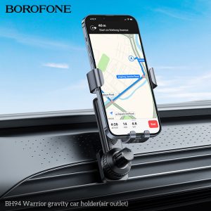 Giá đỡ điện thoại trên xe hơi núm vặn xoay 360 độ Borofone BH94 giá sỉ