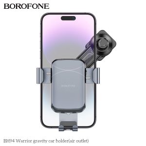 Giá đỡ điện thoại trên xe hơi núm vặn xoay 360 độ Borofone BH94 giá sỉ