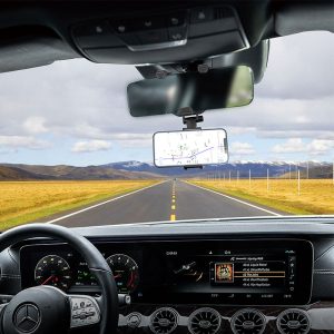 Giá đỡ điện thoại kẹp gương chiếu hậu trên ô tô Borofone BH49 giá sỉ