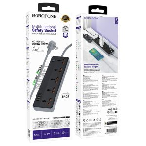Ổ cắm điện đa năng Borofone BAC5 giá sỉ