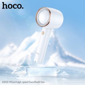 Quạt tích điện cầm tay Hoco HX21 giá sỉ