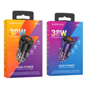 Tẩu sạc ô tô Borofone BZ20 38W 2 cổng giá sỉ